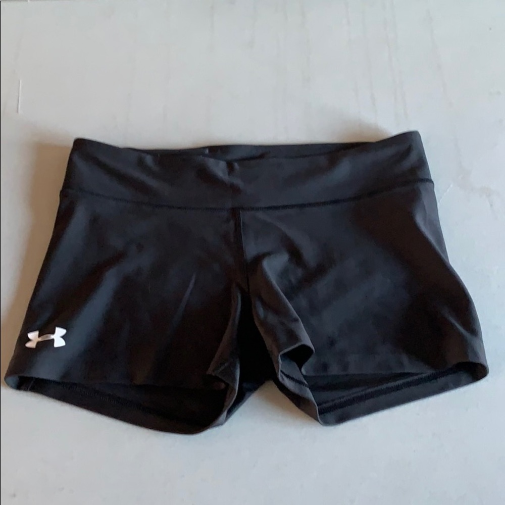 under armour black shorts